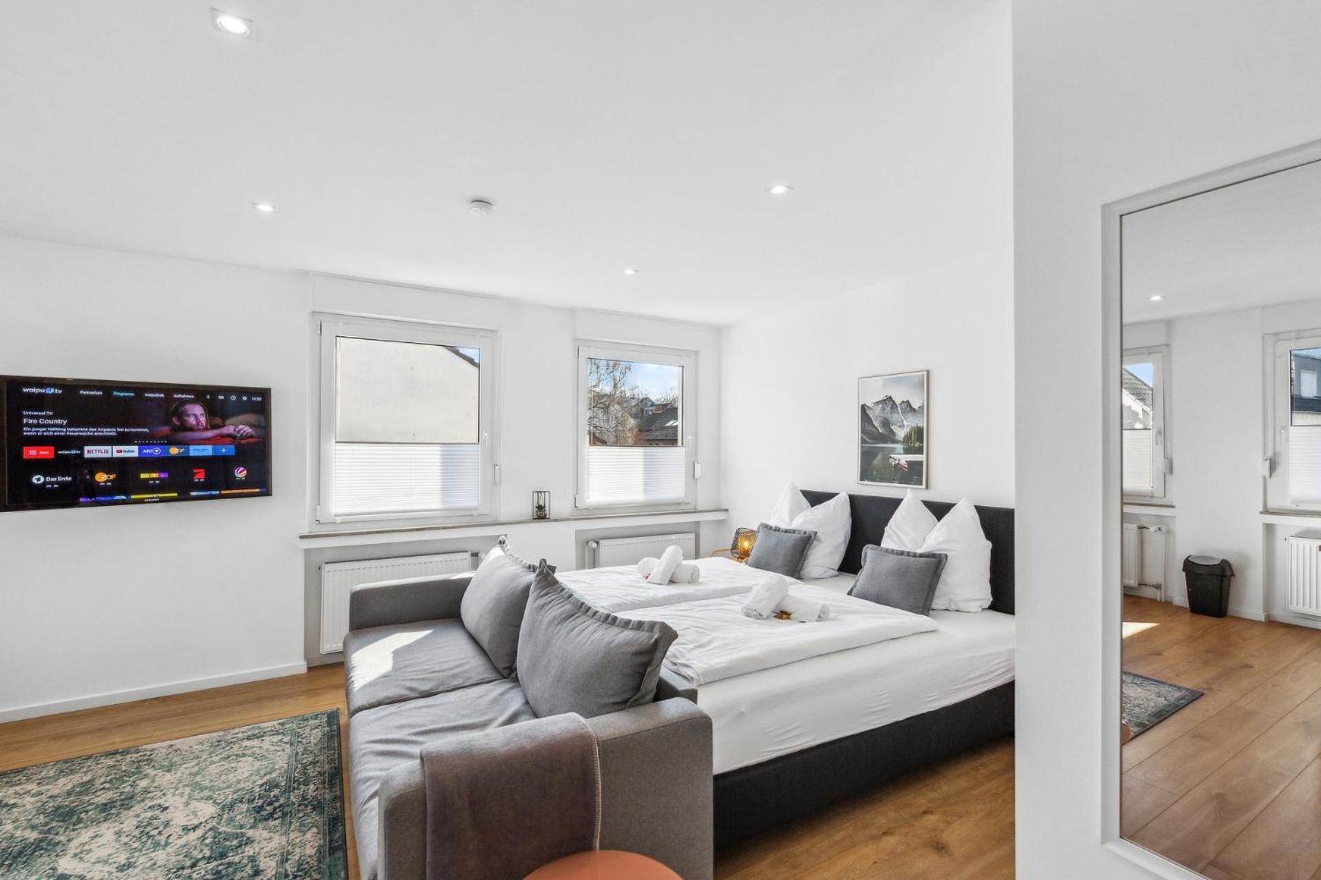 Citychalet-Uni- Boxspringbett Kueche-Ruhig-Parkplatz 波鸿 外观 照片